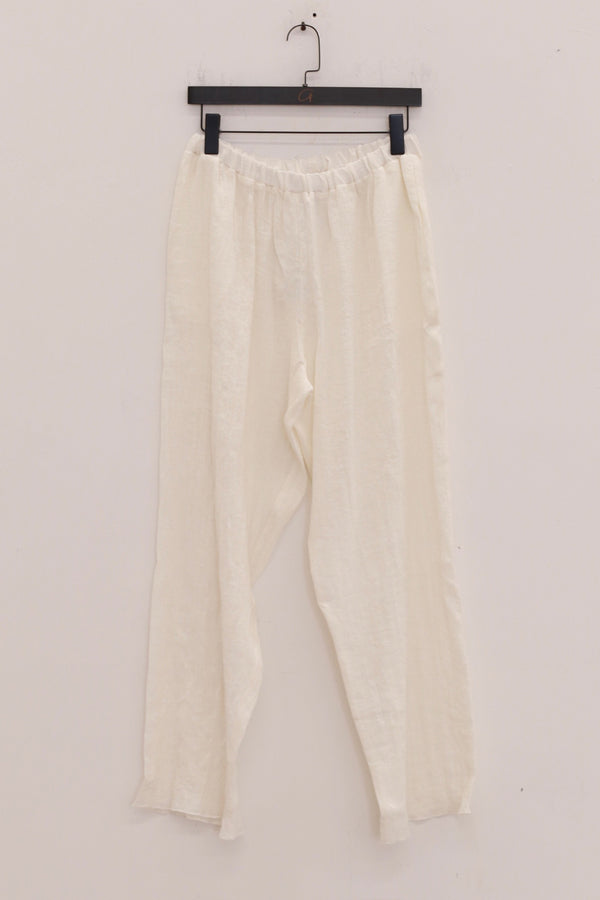 BASERANGE French linen cotton FOLIO casual pants soft and comfortable BAS-TRFO-LC-SU25-UNDYED